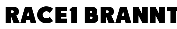 Race1 Brannt NCV font preview